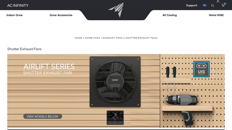 Shutter Exhaust Fans