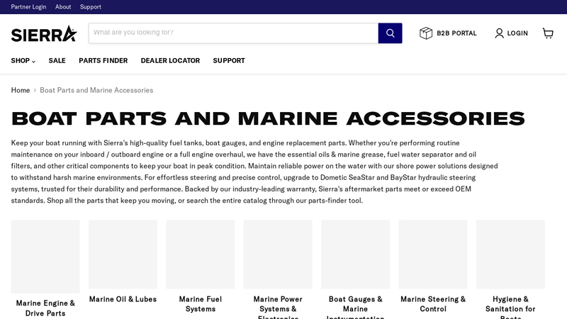 Sierra Marine Boat Parts