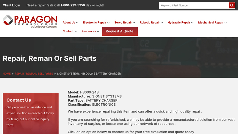 SIGNET SYSTEMS HB600