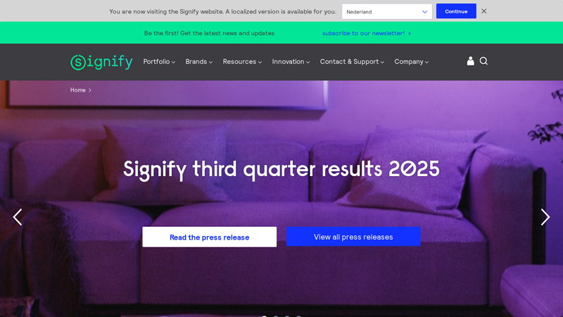 Signify: Commercial Lighting Company