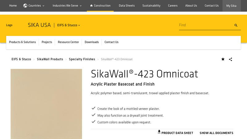 SikaWall®-423 Omnicoat