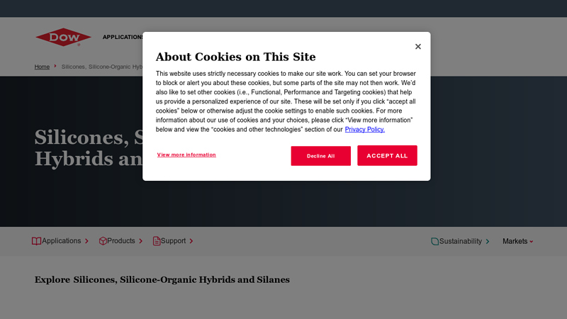 Silicones, Silicone-Organic Hybrids and Silanes