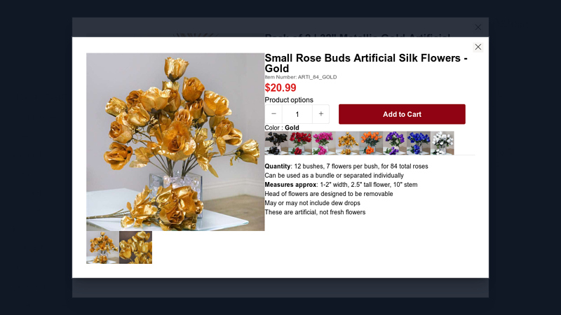 Silk Flowers Factory