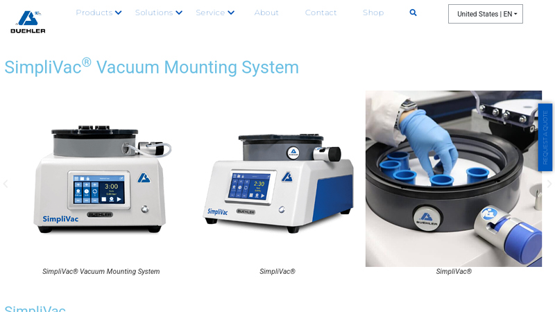 SimpliVac Vacuum Mounting System