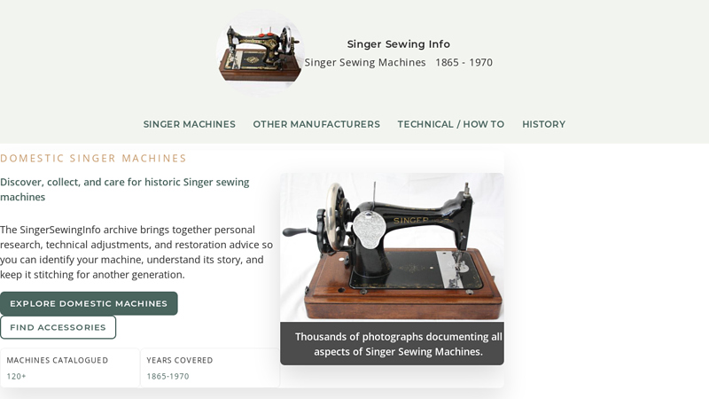 Singer Sewing Info
