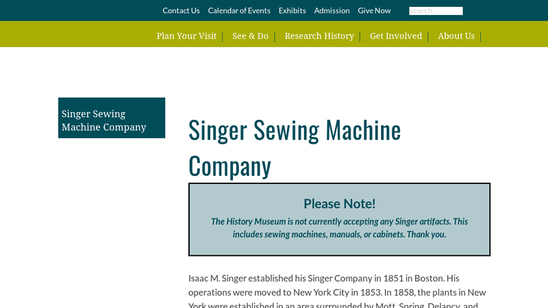 Singer Sewing Machine Company