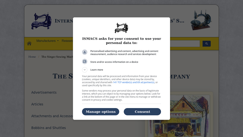 Singer Sewing Machine Company Information