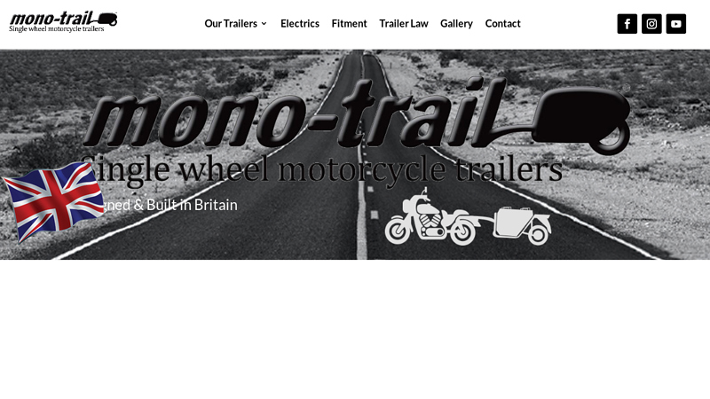 Single Wheel Motorcycle Trailers