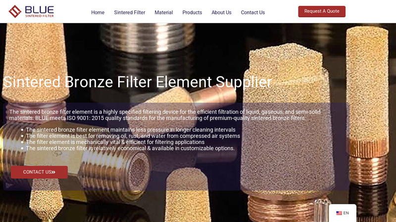 Sintered Bronze Filter Element Supplier