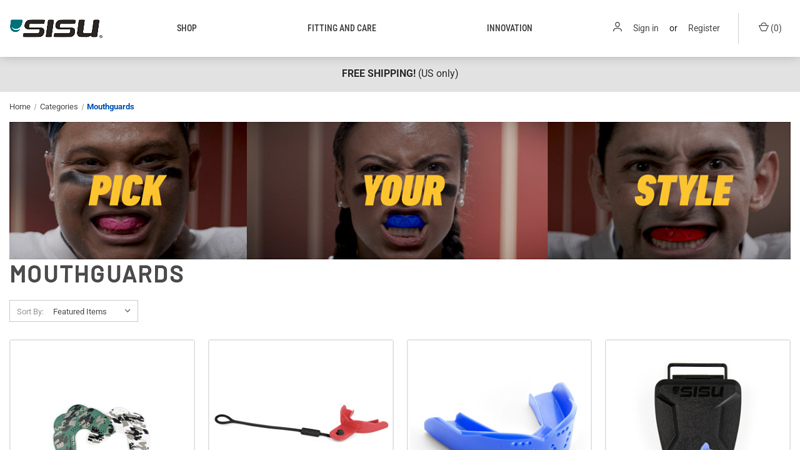 SISU Sports & Athletic Mouth Guards