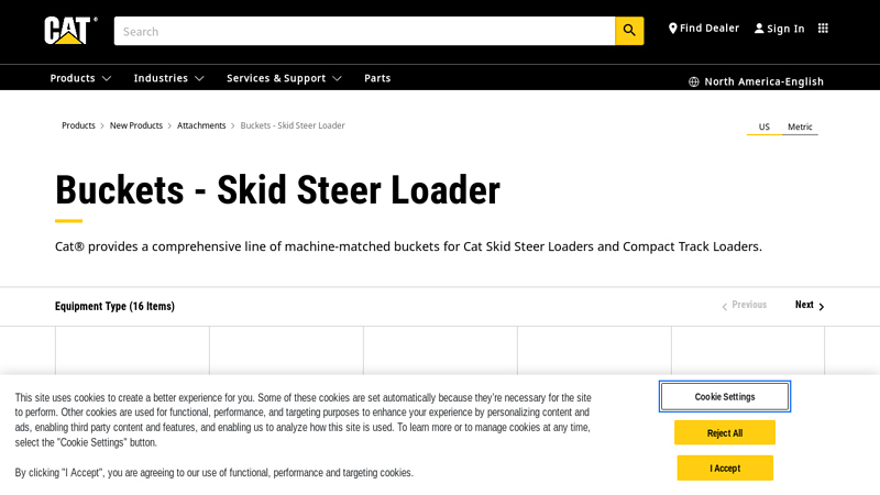 Skid Steer Buckets