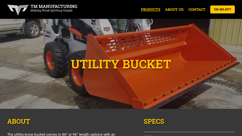 Skid Steer Utility Bucket