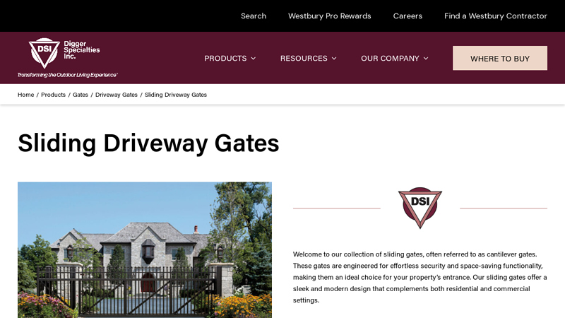Sliding Driveway Gates