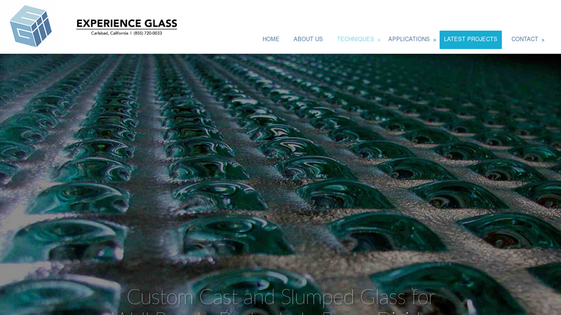 Slumped Glass and Cast Glass Designs
