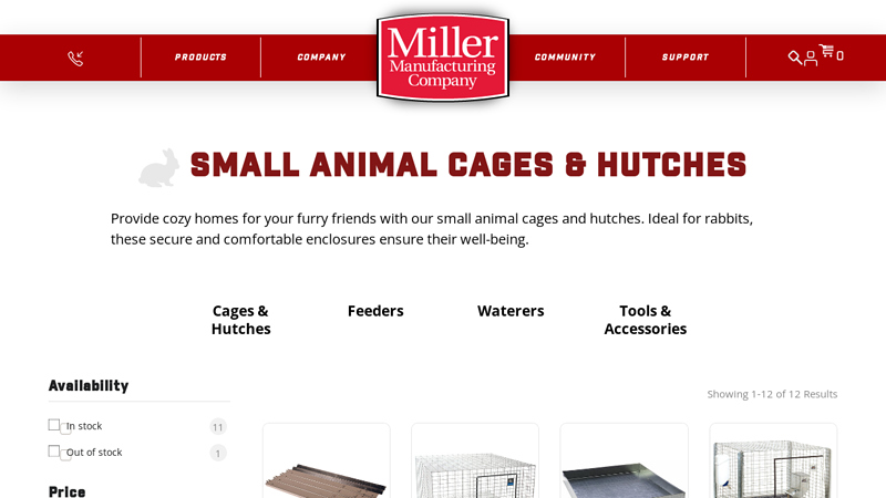 Small Animal Cages & Hutches