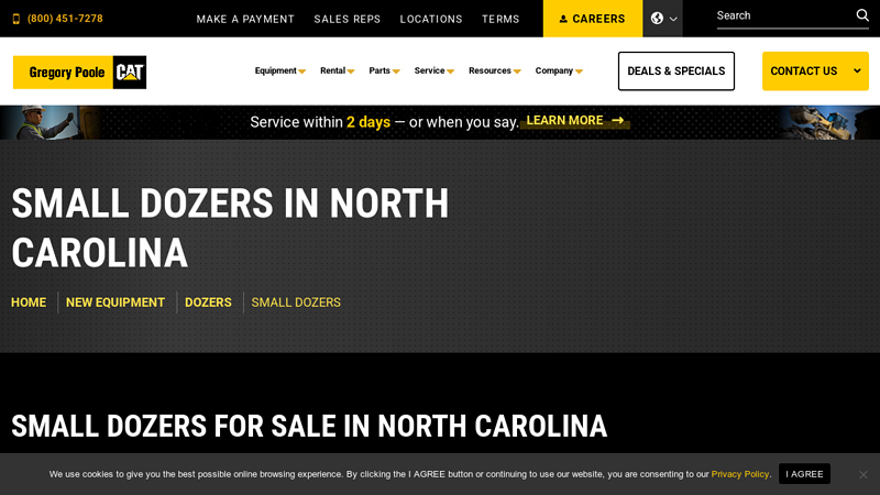 Small Dozers for Sale in North Carolina
