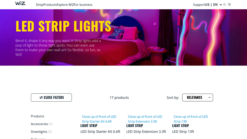 Smart LED strip lights