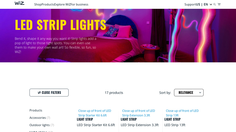 Smart LED strip lights