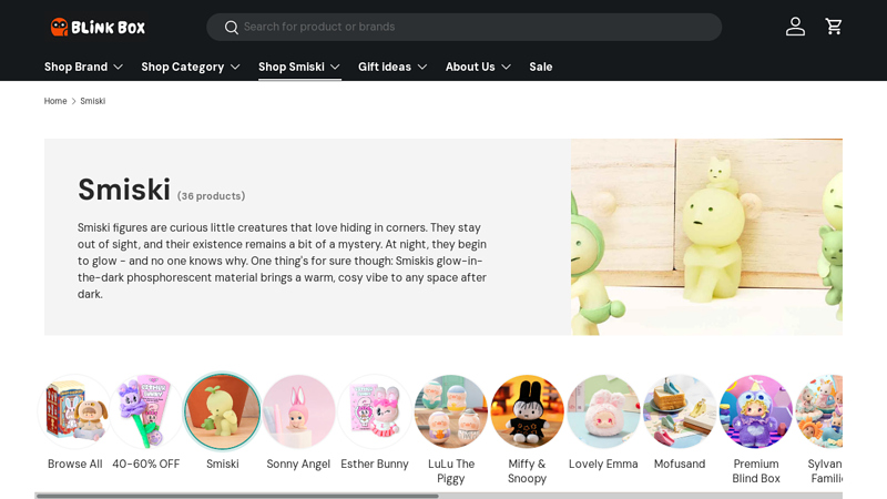 Smiski Blind Boxes & Accessories