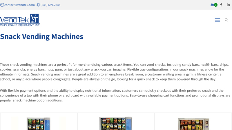 Snack Vending Machines