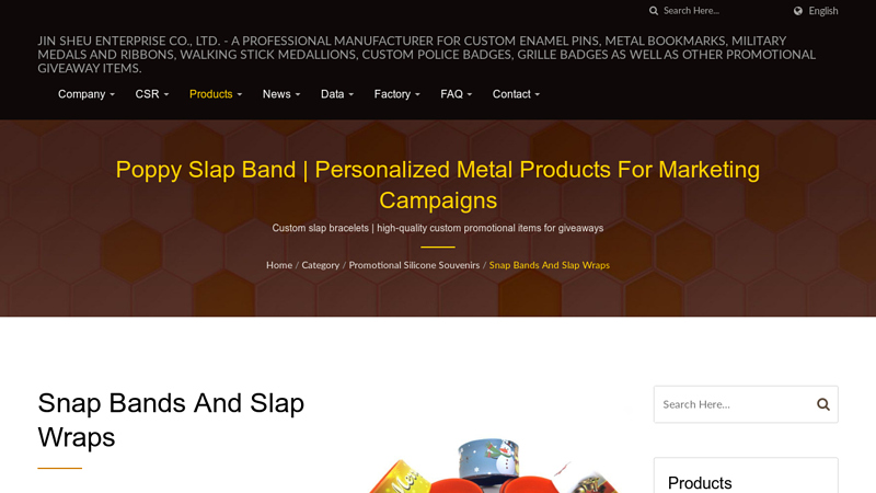 Snap Bands & Slap Wraps