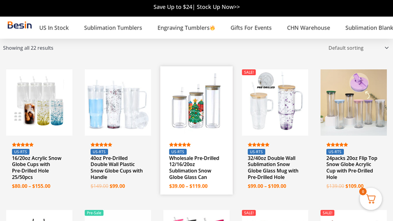 Snow Globe – Sublimation Tumblers In Bulk for Sale