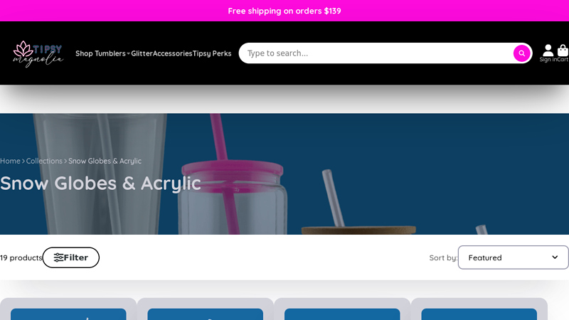 Snow Globes & Acrylic