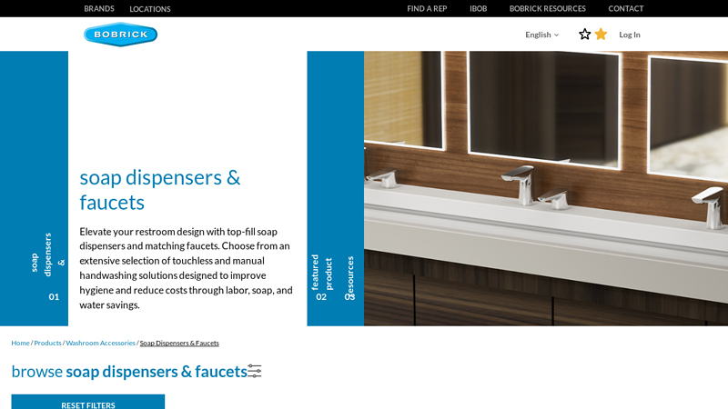 Soap Dispensers & Faucets
