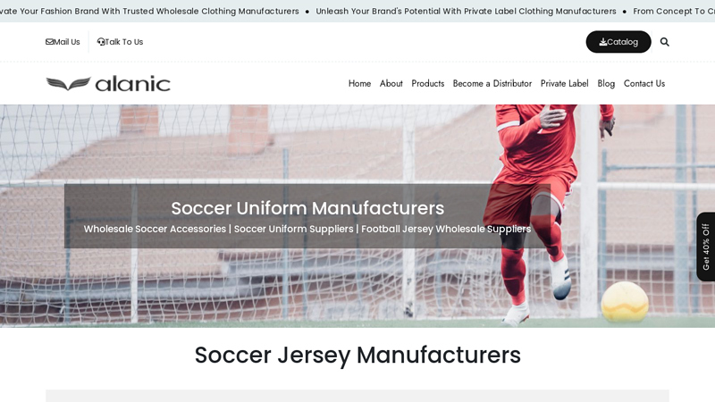 Soccer Jersey Manufacturers