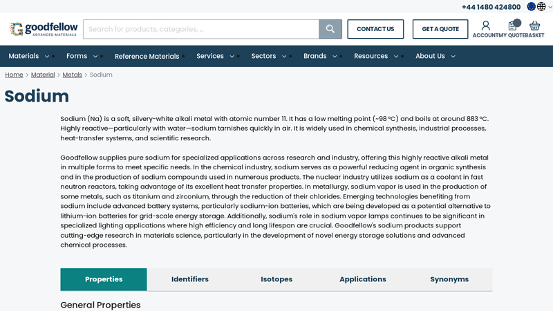Sodium Metal (Natrium