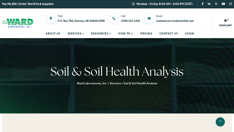Soil & Soil Health Analysis