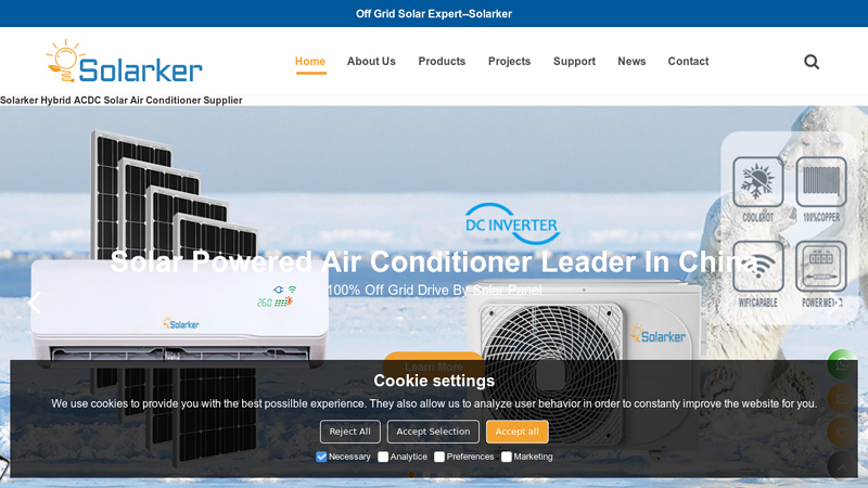 Solar Air Conditioner Heat Pump Manufacturer & Supplier