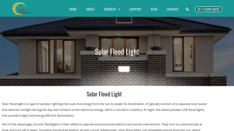 Solar Flood Light