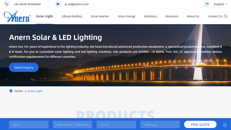 Solar & LED Light Manufacturer/Supplier/Company