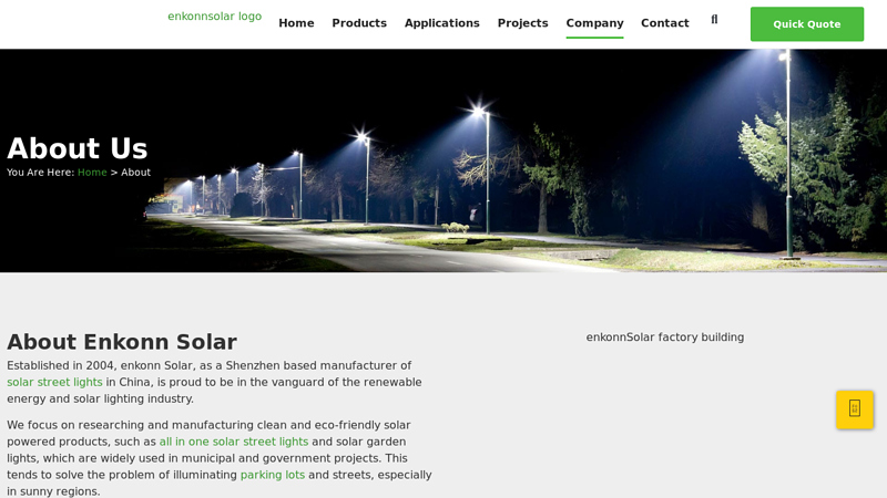 Solar Lighting Manufacturer In China