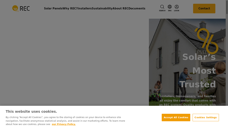 Solar panel manufacturer, trusted since 1996