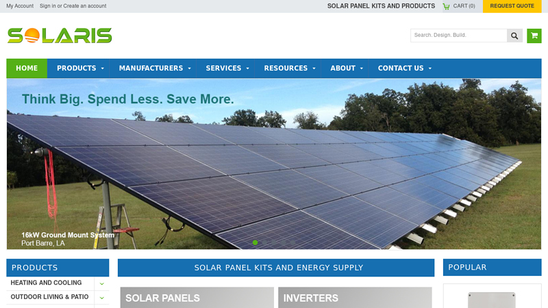 Solar Panels, Solar Panel Kits and Energy Supply