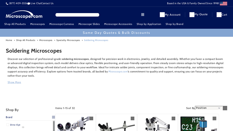 Soldering Microscopes