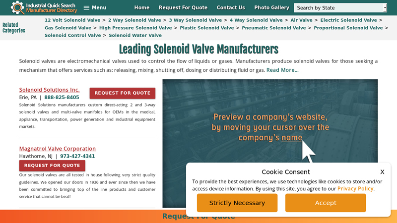Solenoid Valve Manufacturers