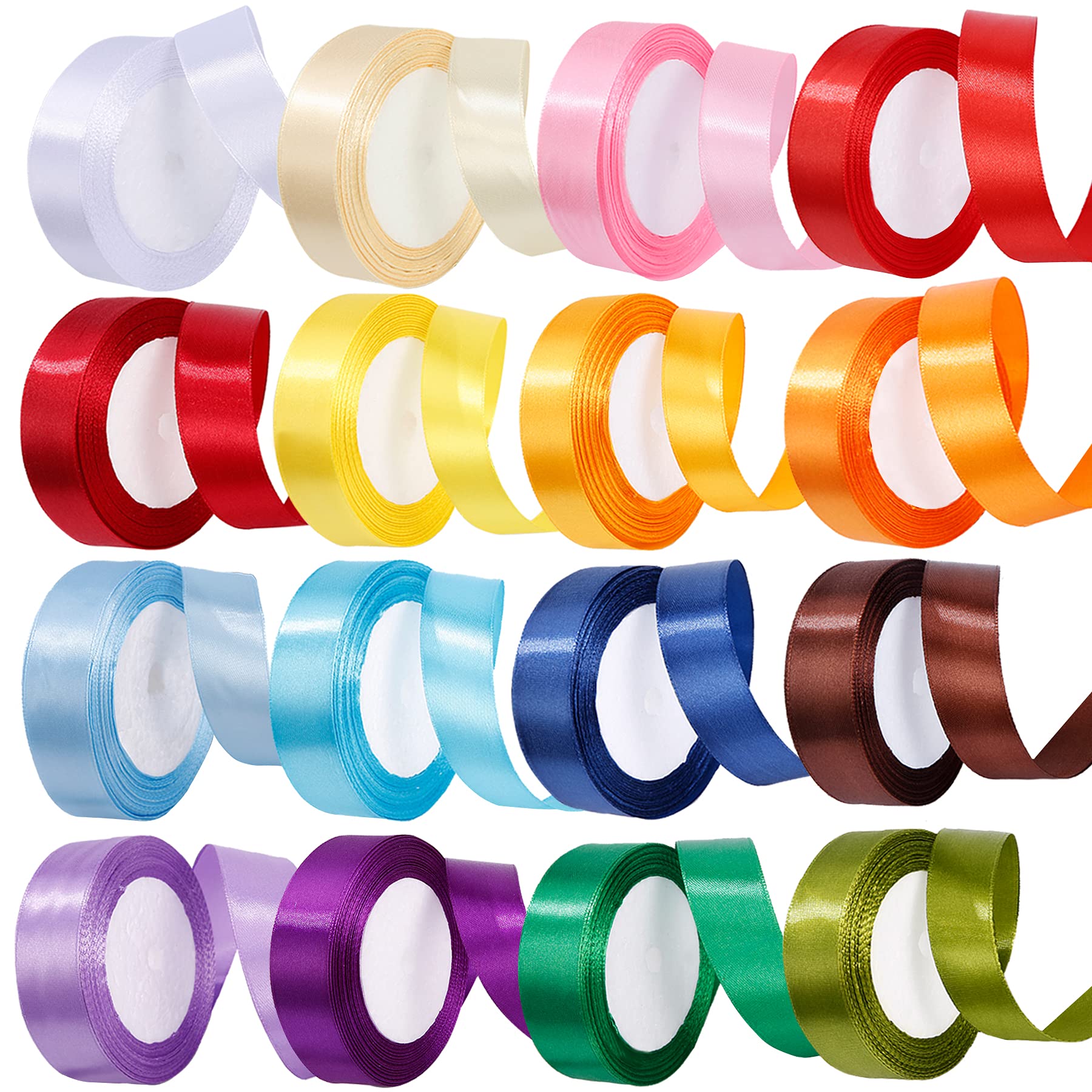 Solid Color Premium Fabric Satin Ribbon