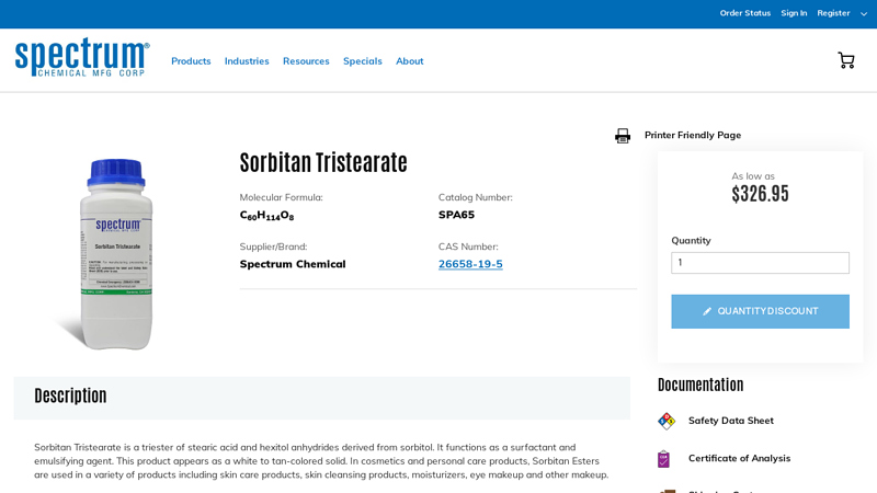 Sorbitan-Tristearate