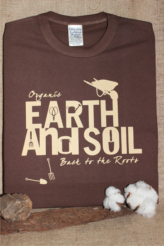 SOS from Texas: We Grow Organic Cotton T custom t-shirts