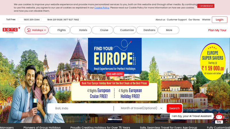 SOTC - Best Tours and Travel Agency in India