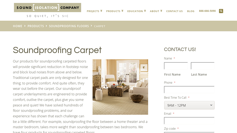 Soundproofing Carpet