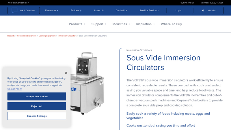 Sous Vide Immersion Circulators