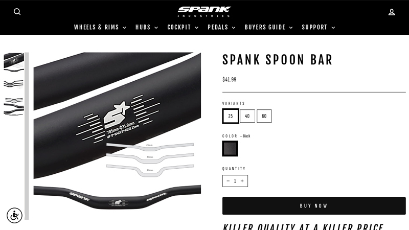 SPANK SPOON Bar The Killer Quality and Killer Price Bar TGC