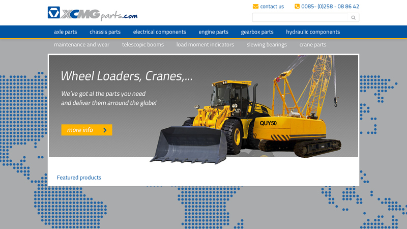 Spare Parts for XCMG Heavy Machinery