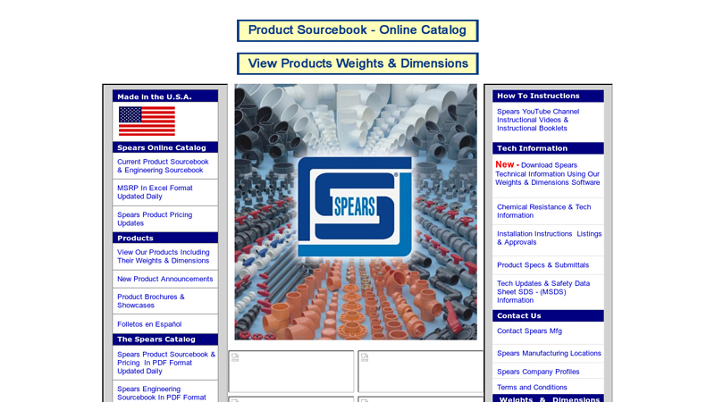 Spears Manufacturing, PVC & CPVC Plastic Pipe Fittings & Valves