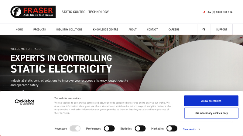 Specialist Manufacturer of Static Control Technology