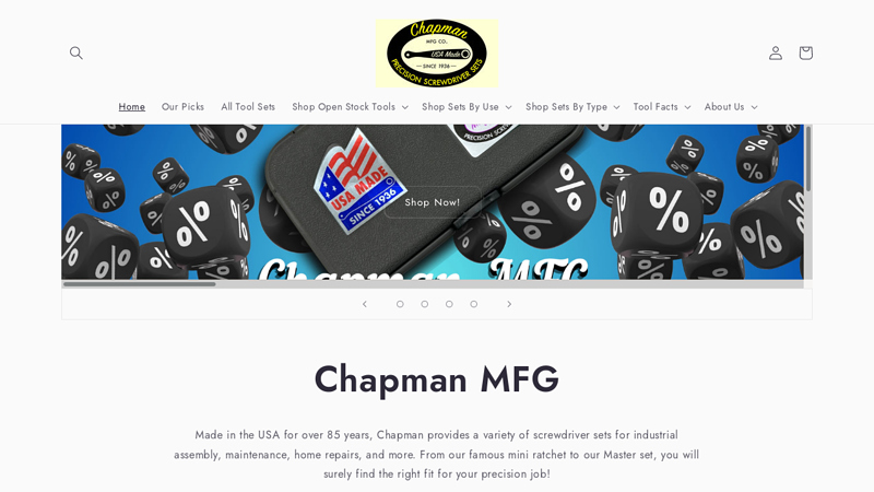 Speciality Screwdriver Sets Made in the USA by Chapman ...